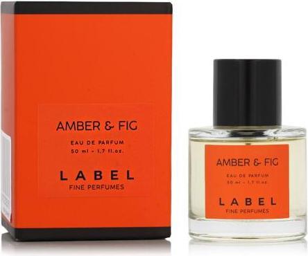 Actual product image Label Amber & Fig EdP Eau de Parfum 50ml (Eau de parfum, 50 ml)