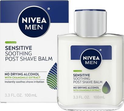 Actual product image NIVEA MEN Men Sensitive Aftershave Balm for sensitive skin 100 ml (Aftershave balm, 100 ml)