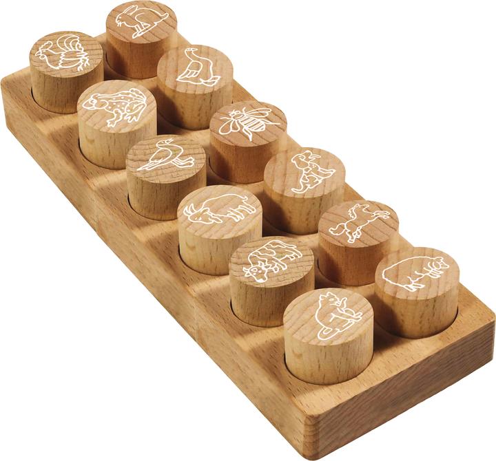 Image du produit Colop WOODIES Stempel-Set "farm Animation" retail