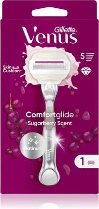 Actual product image Gillette Venus Gillette - Venus ComfortGlide Sugarberry - Women's razor + 1 head 1.0pcs