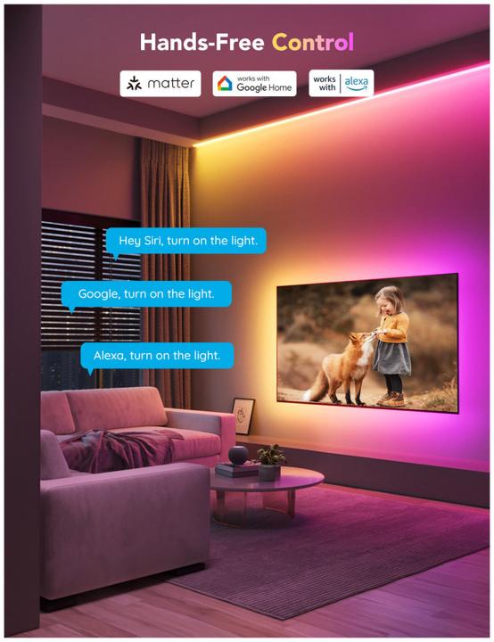 Produktbild Govee Light M1 (RGBIC, 200 cm, Indoor)