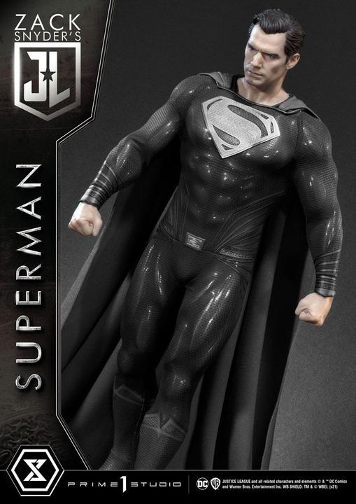 Produktbild Prime 1 Studio Justice League statuette Superman Black Suit Edition 84 cm