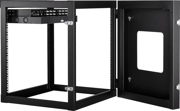 Image du produit StarTech Baie de serveurs 19 pouces ouverte 12 U avec charnière - profondeur 55 cm (12 HE, Rack 19 pouces)