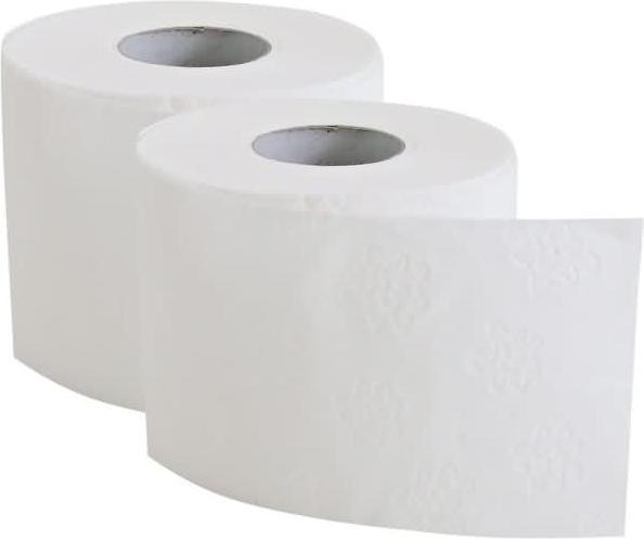 Produktbild Hygostar Toilettenpapier Kleinrolle Zellstoff 3-lagig 11x9,4cm hochweiss VE=8 Rollen (2000 x)