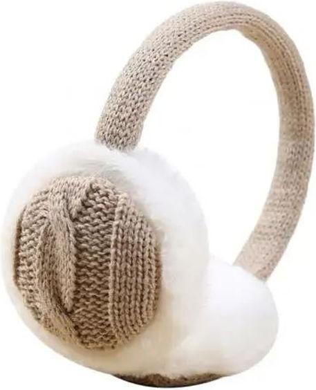 Actual product image MU Style Knit Series Knitted plush ear warmer (One size)