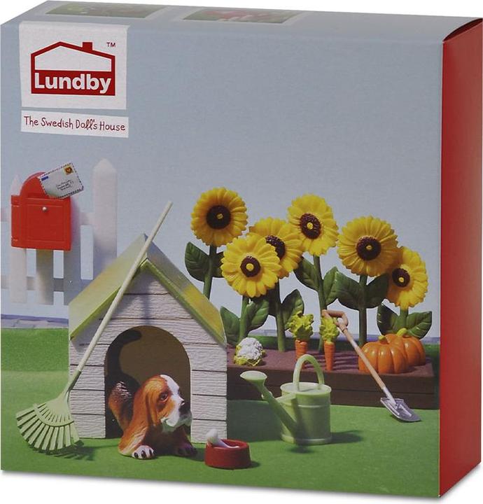 Actual product image Micki Lundby set garden + dog kennel
