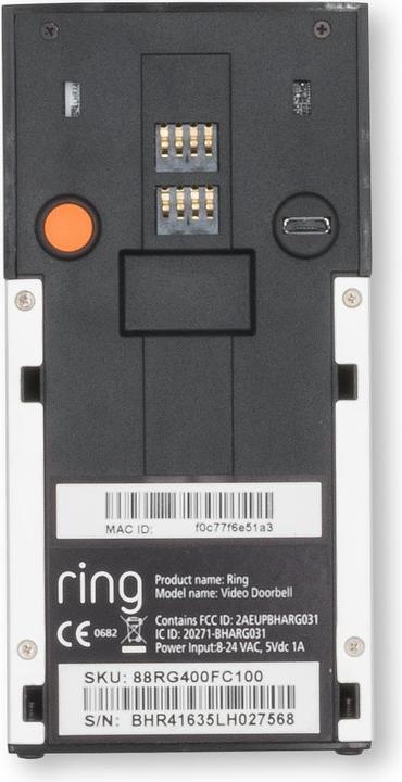 Actual product image Ring Video Doorbell 1 (App, Wi-Fi, Wireless, Cable)