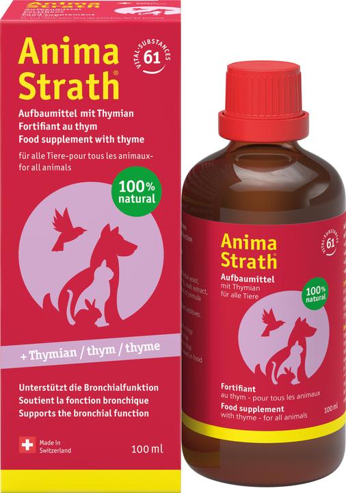 Actual product image Anima-Strath Aufbaumittel mit Thymian (Cat, Dog, 100 ml)
