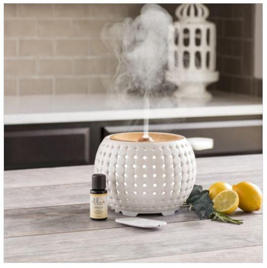 Actual product image Homedics ARM-910WT-WW Gather Ultrasonic Essential Oil Diffuser