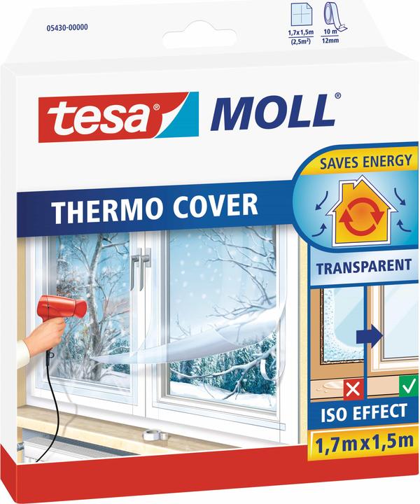 Actual product image tesa tesamoll THERMO insulating film for thermal insulation on windows (1500 mm)