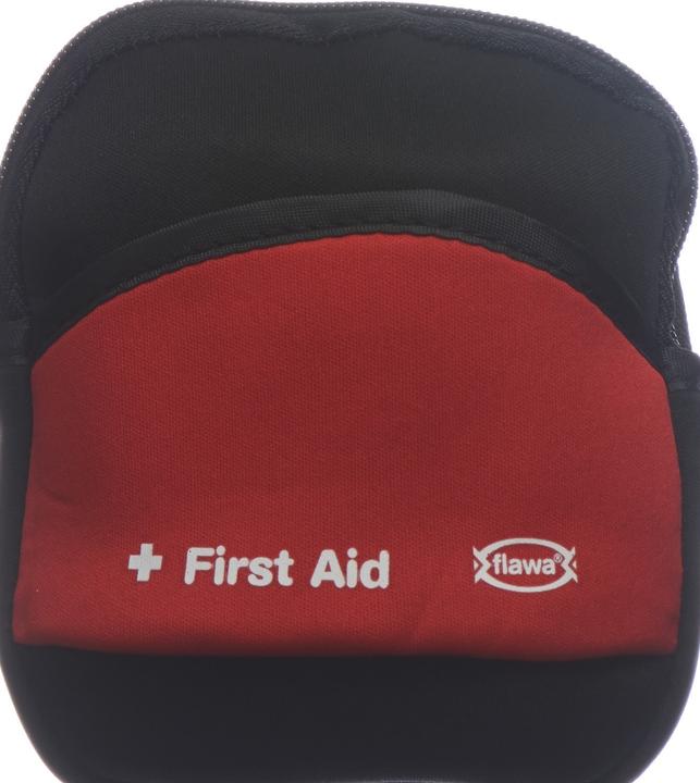 Immagine prodotto Flawa Kit di primo soccorso nero/rosso (Kit di pronto soccorso)