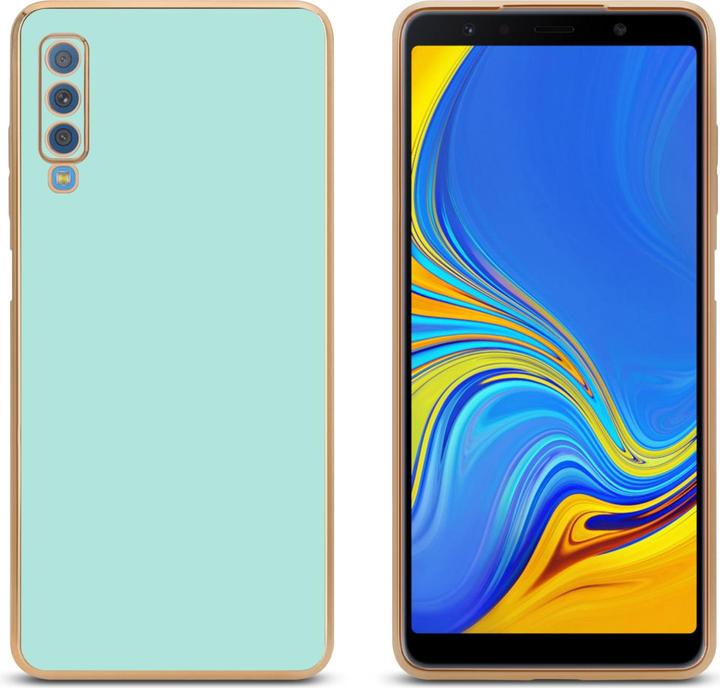 Produktbild Cadorabo Hülle für Samsung Galaxy A7 2018 im TPU mit Kameraschutz LM130 Style (Samsung Galaxy A7 (2018))