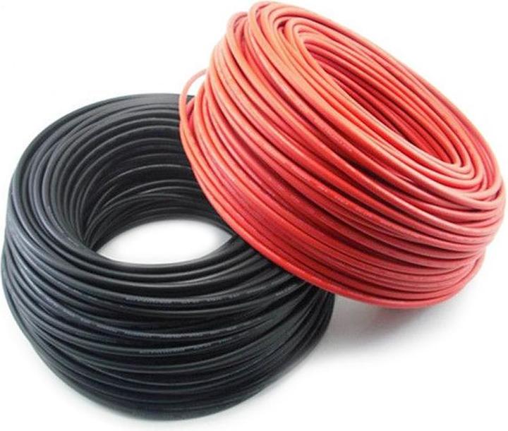 Produktbild PNI 6 mm Solarkabel mit UV-Schutz 10 Meter – SCHWARZ (Solarkabel)