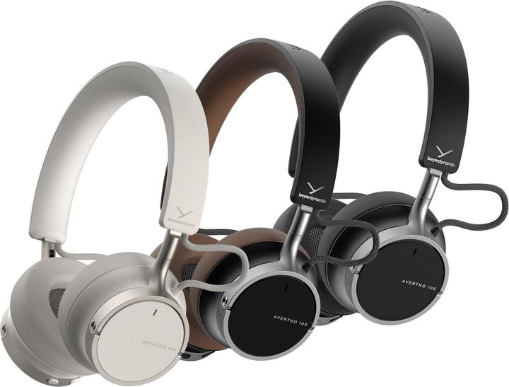 Actual product image Beyerdynamic True Wireless Ohrhörer Bluetooth On-Ear-Kopfhörer "AVENTHO 100", Creme (ANC, 60 h, Wireless)