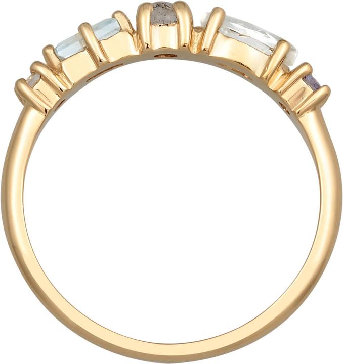 Immagine prodotto Elli PREMIUM Anello Memoire Gemstone Classic Anello in argento 925 (56, 925 Argento)