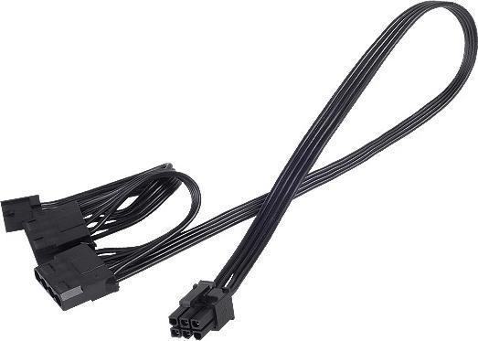 Actual product image Silverstone short power supply cable set for Strider, flatband