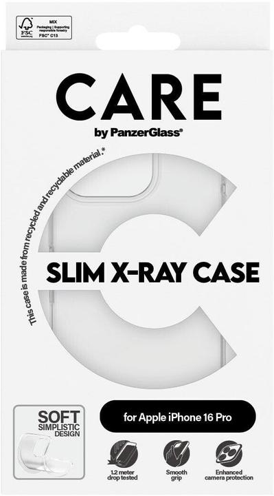Actual product image PanzerGlass CARE Slim X-Ray Case (Apple iPhone 16 Pro)