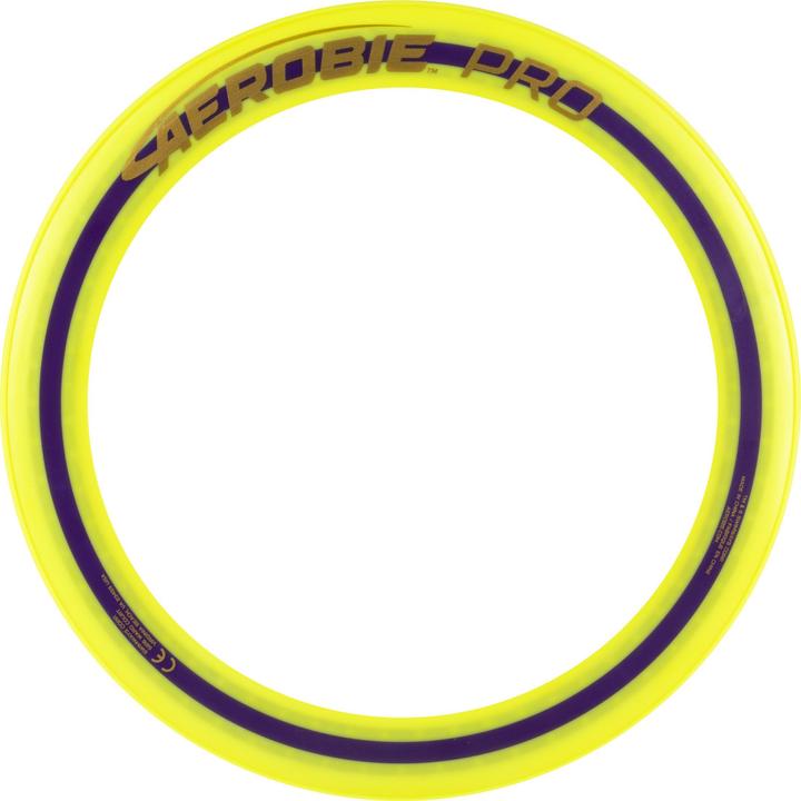 Produktbild Spin Master Aerobie Pro Flying Ring Wurfring mit Durchmesser 33 cm, gelb, für Erwachsene und Kinder
