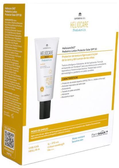 Actual product image Cantabria Labs Heliocare Pediatrics Locin SPF50 (Sun lotion, SPF 50)