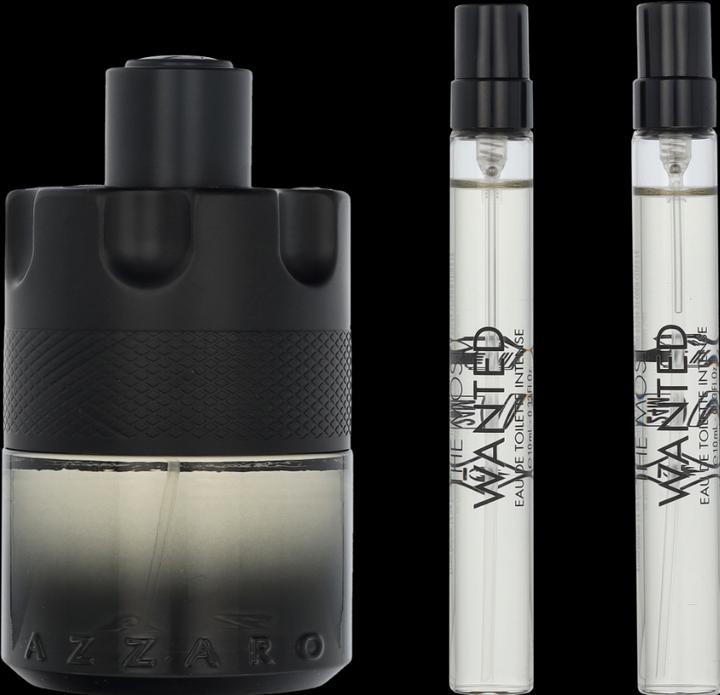 Produktbild Azzaro The Most Wanted Intense EDT Gift Set 100ml and EDT Minis 2 x 10ml 100ml (Eau de Toilette, 120 ml)