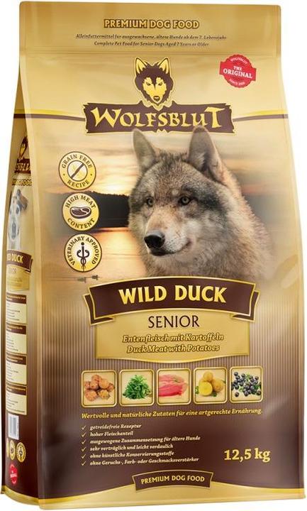 Produktbild Wolfsblut Wild Duck (Senior, 1 Stk., 12500 g)