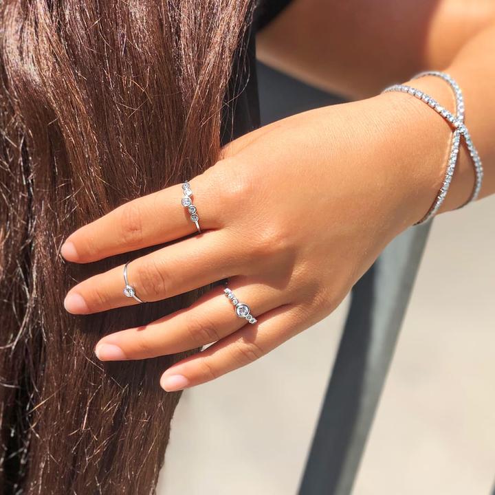 Immagine prodotto Candy Anello Cara, argento 925 (52, 925 Argento)