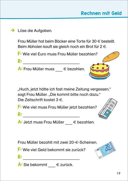 Actual product image Tessloff Mathe üben 2. Klasse (German, Julia Meyer, 2018)
