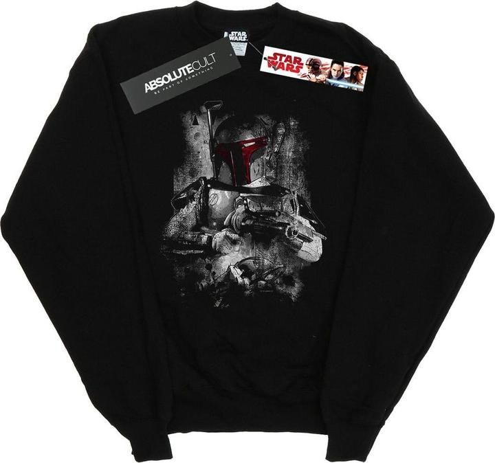 Star Wars Boba Fett Distressed Sweatshirt (XXL)