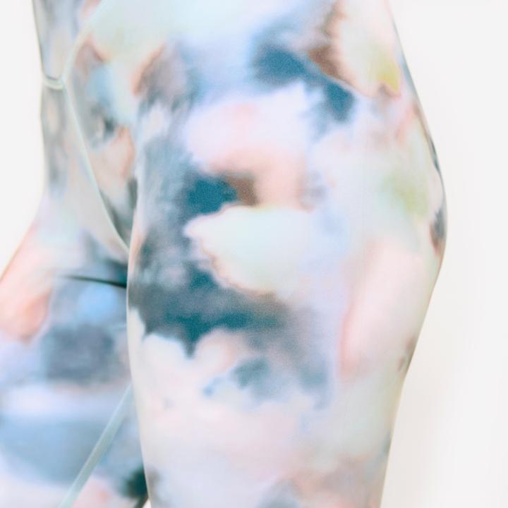 Actual product image Domyos Leggings Damen hoher Taillenbund - bunt (W28/L31)