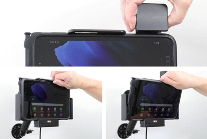 Produktbild Brodit Halter aktiv Samsung Galaxy Tab Active 2 3 verriegelbar