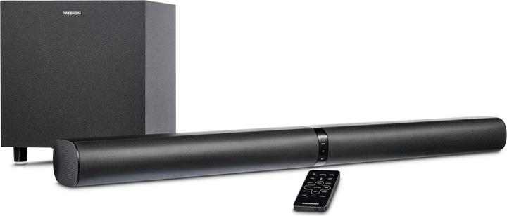 Image du produit Medion MD 45001 Barre de son noir (120 W, Canal 2.1)