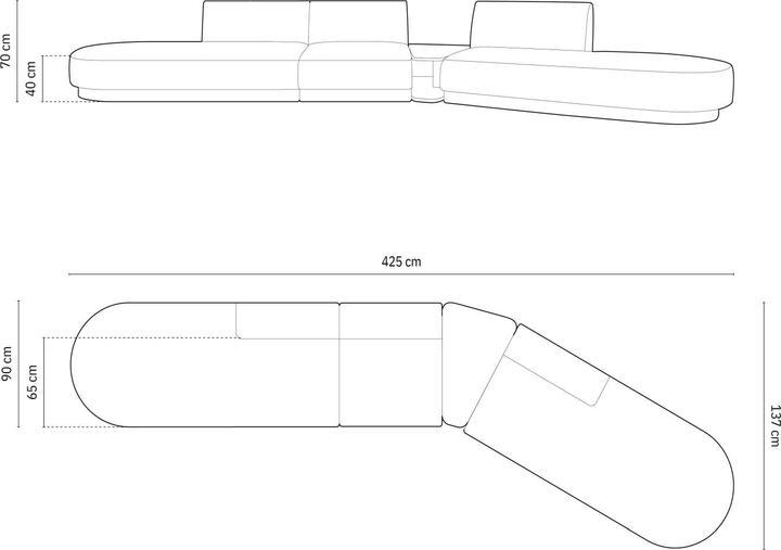 Actual product image Micadoni Miley (2 person sofa, 3-seater, 4-seater)