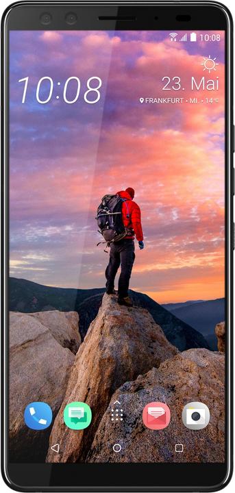 Actual product image HTC U12+ (64 GB, Titanium Black, 6", Hybrid Dual SIM, 12 Mpx, 4G)