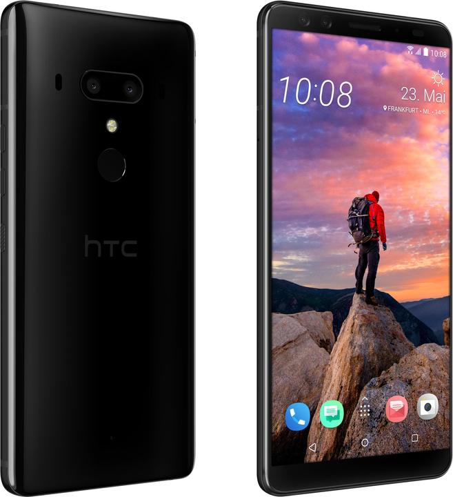 Actual product image HTC U12+ (64 GB, Titanium Black, 6", Hybrid Dual SIM, 12 Mpx, 4G)
