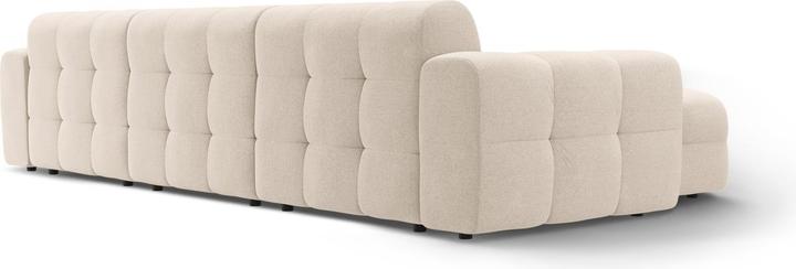 Actual product image Micadoni Velvet Left Corner Sofa, "Kendal", 5 Seats, 357x173x79Made in Europe (Corner sofa)