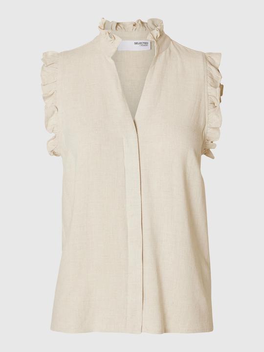 Actual product image Selected Femme Slfviva Sl Ruffle Top Noos (42)