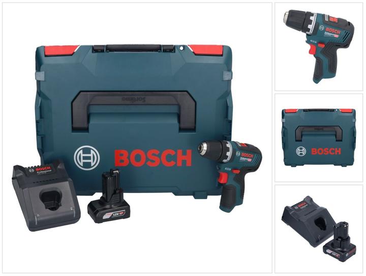 Productafbeelding Bosch Professional Bosch GSR 12V-35 accuboormachine 12V 35Nm in L-Boxx + 1x 6.0Ah accu + lader (Oplaadbare batterij)