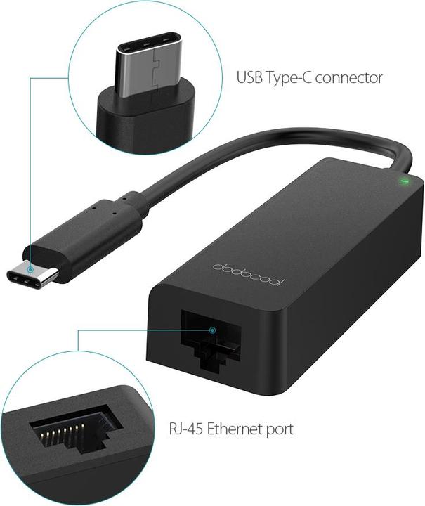 Immagine prodotto Dodocool Dc34b (RJ45, 6.64 cm)