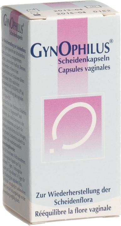 Actual product image GynOphilus Vaginal capsules (Vaginal suppositories)