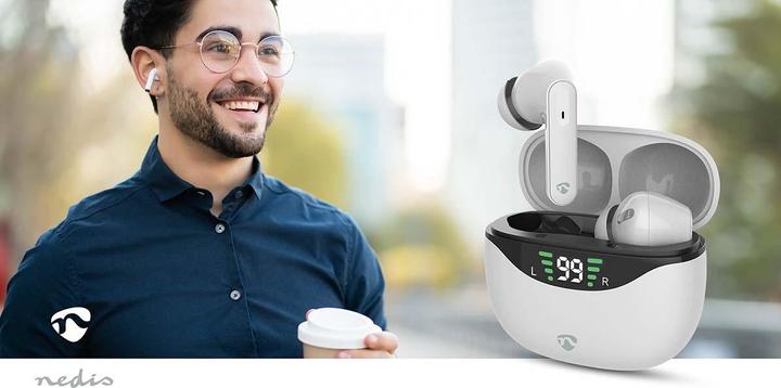 Produktbild Nedis Vollständig drahtlose Kopfhörer - ANC (Active noice Cancelling) - Bluetooth - max. Batteriespi (ANC, 30 h, Kabellos)