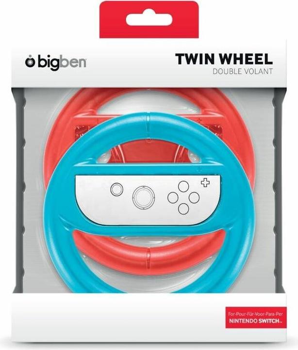 Actual product image Bigben Wheel Duo Pack - red/blue (Switch)