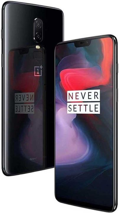 OnePlus 6 (64 Go, Mirror Black, 6.28", Double SIM, 16 Mpx, 4G)