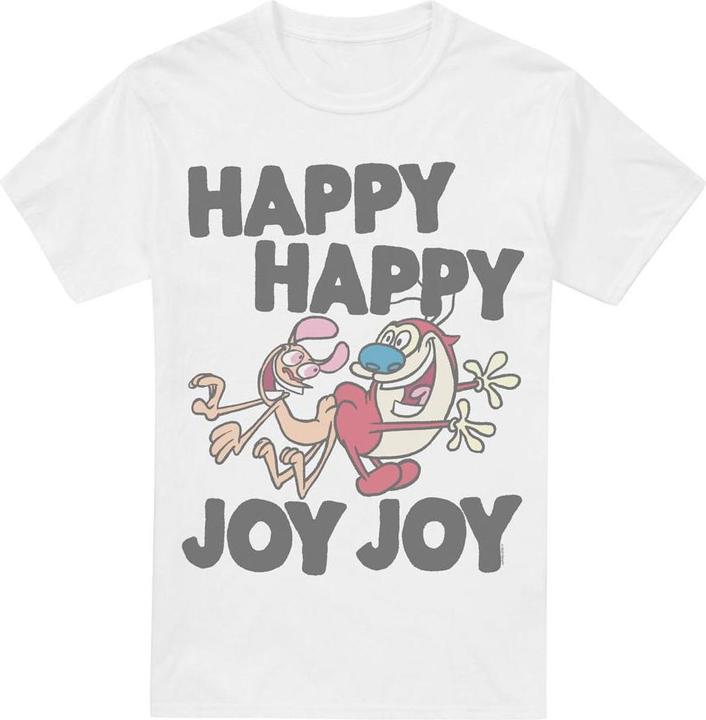 Ren & Stimpy Happy Happy Joy Joy TShirt (XL)