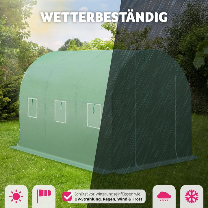 Produktbild tectake Gewächshaus Folientunnel