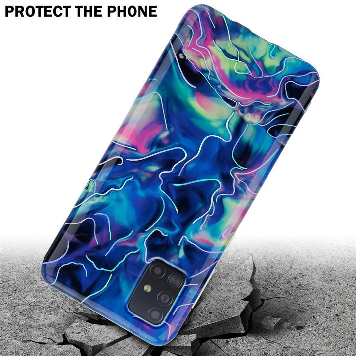 Image du produit Cadorabo Couverture IMD TPU Marbre coloré (Samsung Galaxy M40s)