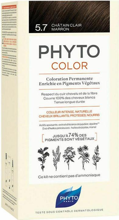 Image du produit Phyto Phytocolor Kit 5.7 (5,7 Marron clair Chestnut)