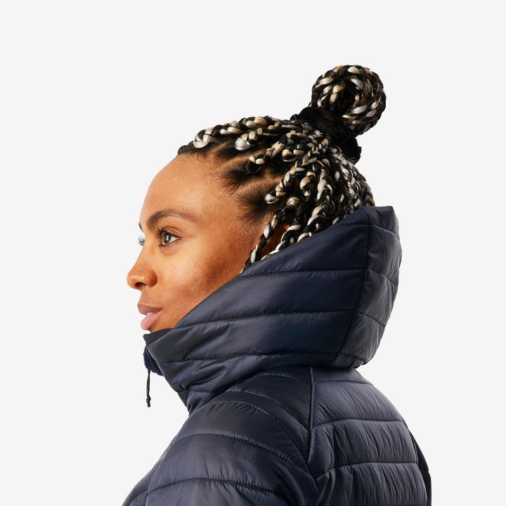 Produktbild Wedze Skijacke Daunenjacke Damen leicht und warm - 500 blau/schwarz (M)