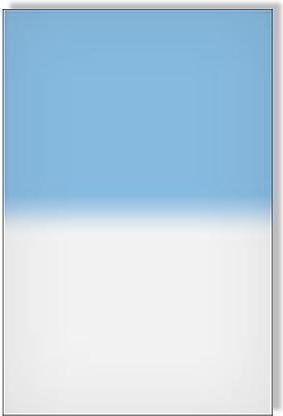 Actual product image Lee Filters Lee filter Cyan grade Hard (Colour filters)