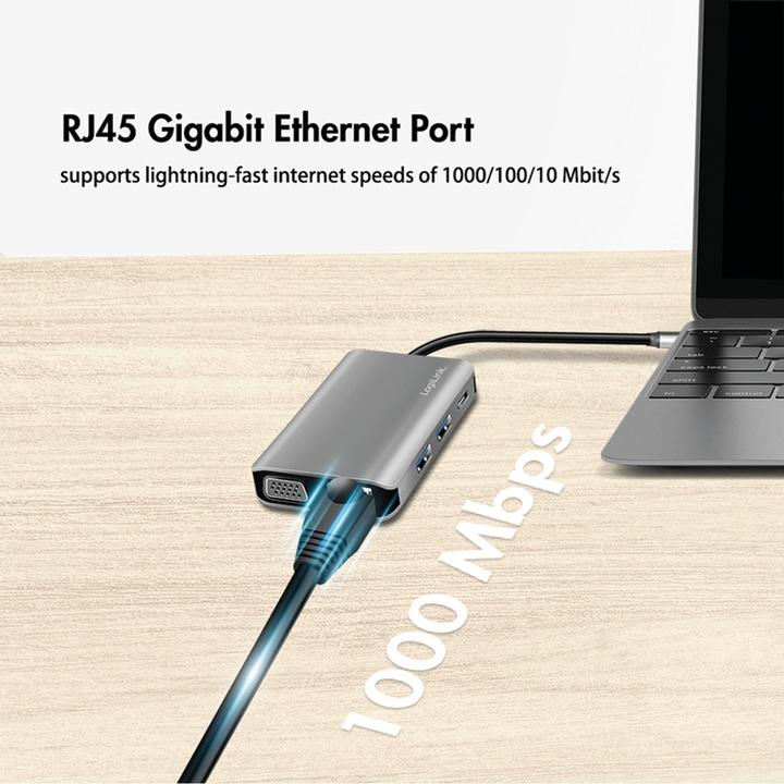 Produktbild LogiLink UA0410 (USB-C, 7 Ports)