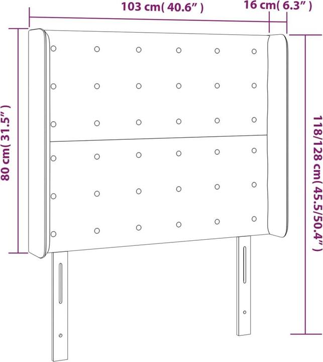 Produktbild VidaXL Farlie (147 x 16 x 128 cm)